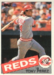 1985 Topps Baseball Cards      675     Tony Perez
